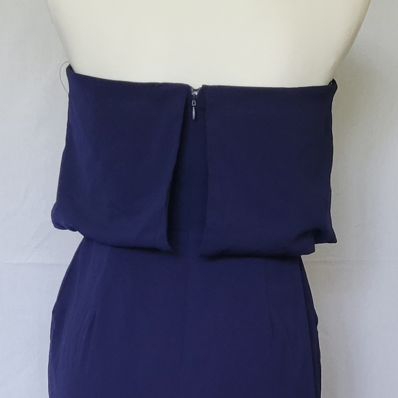 Lulus Lots of Love Navy Blue Strapless Midi Dress - Picture 7 of 7